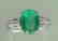Ring Natural Columbia Emerald Diamond 1.92Ct 14k W/g