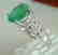 Ring Natural Columbia Emerald Diamond 1.92Ct 14k W/g - 2