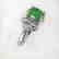 Diamond-Imperial Jadeite Jade Ring 4.24Ct14k W/G-Sz 6.5 - 3
