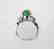 Diamond-Imperial Jadeite Jade Ring 4.24Ct14k W/G-Sz 6.5 - 4