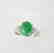 Diamond-Imperial Jadeite Jade Ring 3.39Ct14k W/G-Sz 6.5 - 2