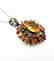 Natural Multicolor Pendant 7.55Ct 18k Ant Overlay - 2