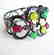 Bangle Natural Gems Multicolor 58.62Ct 18k B/g Overlay - 3
