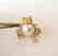 Culture Pearl Creation Diamond .52ct 18k W-Y/g Overlay