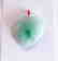 Heart Shape Pendant Natural Jadeite Jade GradeA - 2
