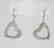 Creation Diamond Earrings 2.48Ct 18k W/G Overlay