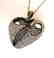 Creation Diamond Heart Pendant 2.40Ct 18k B/g Ovelay - 2