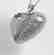 Creation Diamond Heart Pendant 2.40Ct 18k W/g Overlay - 2