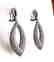 Creation Diamond Chandeliers Ear 5.90Ct 18k B/g Overlay - 2