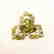 Natural Peridot Ring 4.20Ct 18k W/g Overlay - 2