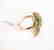 Natural Peridot Ring 4.20Ct 18k W/g Overlay - 4