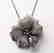 Creation Diamond Pendant 6.45Ct 18k B-W/g Overlay