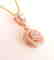 Creation Diamond Pendant 1.00Ct 18k R/g Overlay - 2