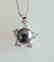 Natural Culture Pearl 9mm Creation Sapphire 2.25Ct