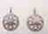 Creation Diamond Earrings 1.35Ct 18k W/g Overlay