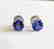 Natural Tanzanite Stud Earrings 2.29Ct 14k W/G