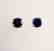 Natural Tanzanite Stud Earrings 1.45Ct 14k W/G - 2
