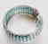 Natural Blue Zircon Bracelet 200.1 Ct 18k W/g Overlay 9 - 3