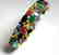 Natural Gem: Mullti-Color Bangle 84.Carat 18k Y/g - 3