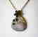 Creation Emerald/Ruby/Dia Pear Pendant 18k W/G Overlay - 2
