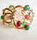 Bangle Natural Gems Multicolor 69.89Ct 18k Y/g Overlay - 2