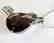 Smoky Topaz Pendant 21.33CT W/G Overlay - 2