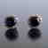 Creation Diamond & Sapphire Stud Earring 2.62Ct 18k W/g