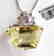 Lemon Topaz Pendant 25.43CT Overlay