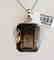 Smoky Topaz Pendant 38.91Ct 18k W/g Overlay - 4