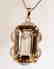 Smoky Topaz Pendant 37.44Ct 18k W/g Overlay - 2