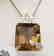 Natural Smoky Topaz Pendant 23.81Ct 18k W/g Overlay