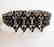 Natural Sapphire Bracelet 37.06Ct 18k W/g Overlay
