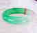 Natural Jadeite Jade Bangle Grade B Size: 7.75