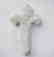 Natural green jadeite jade Cross Grade B