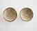 Creation Diamomd Stud Earrings 2.00Ct 18k Y/g Overlay