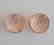 Creation Diamomd Stud Earrings 2.00Ct 18k R/g Overlay