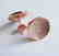 Creation Diamomd Stud Earrings 2.00Ct 18k R/g Overlay - 3
