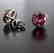 Creation Diamond & Pink Topaz Earrings 2.36Ct 18k W/g - 2
