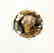 Smoky Topaz Creation Dia Ring 11.18Ct 18k W/g Overlay