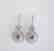 Creation Diamond Earringst 2.50Ct 18k W/G Overlay