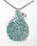 Blue Topaz Pendant 53.90Ct 18k W/g Overlay