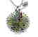 Multi-Colored Pendant 30.0018k W/g Overlay - 2