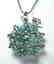 Blue Topaz Pendant 48.00Ct 18k B/g Overlay - 2