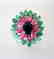 Natural Multicolor Ring 12.64Ct 18k W/g Overlay