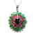 Natural Gems Multicolor Pendant 6.12Carat 18k W/g