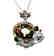 Natural Gems Multicolor Pendant 23.35Ct 18k W/g