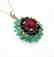 Natural Multicolor Pendant 8.22Ct 18k W/g Overlay - 3