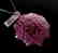 Natural Ruby Pendant 79.98 Carat 18k Y/g Overlay - 2