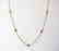 Ceation Diamond Tiffany Chain .90Ct 18k Y/g Overlay