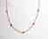 Ceation Diamond Tiffany Chain .90Ct 18k R/g Overlay